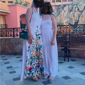 Floral Maxi Dress - White